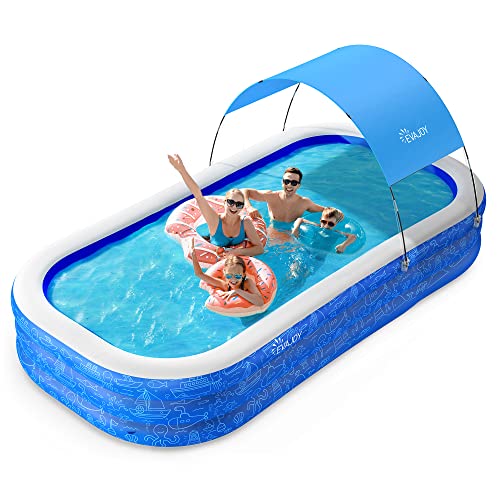 Evajoy Inflatable Pool with Canopy