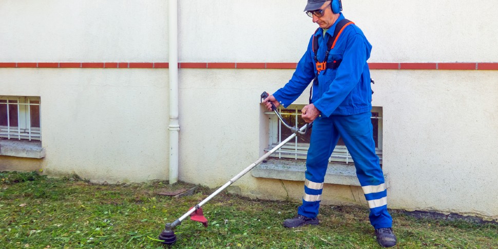 mowing safety gear