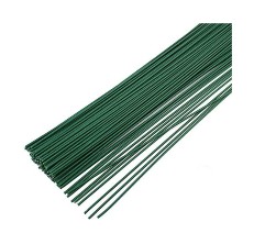 DIY HQ Reel Wire Dark Green 100g Wire on Beech Wooden Roll for Florists Crafts 
