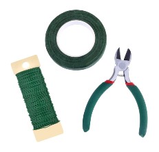 Floral Arrangement Kit Floral Tape and Floral Wire with Cutter Flower  Arrangements Supplies 22 Gauge Paddle Wire 26 Gauge Green Floral Wire  Boutonniere Pin for Bouquets Crafts Wedding Wreath Making