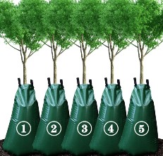 5-8 Hours Releasing Time VIVOSUN 3-Pack 20 Gallon Watering Bag for Trees Slow Release Premium PVC Tree Irrigation Bags