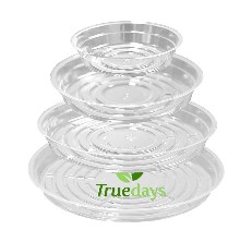 LUXEHOME 8 Inch Plant Saucers Indoor And Outdoor Gardening Durable Sturdy Trays 