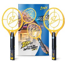 Black + Decker Electric Fly Swatter, Large Handheld Indoor & Outdoor  Mosquito & Bug Zapper with Battery-Powered Mesh Grid & Heavy-Duty Tennis  Racket Design