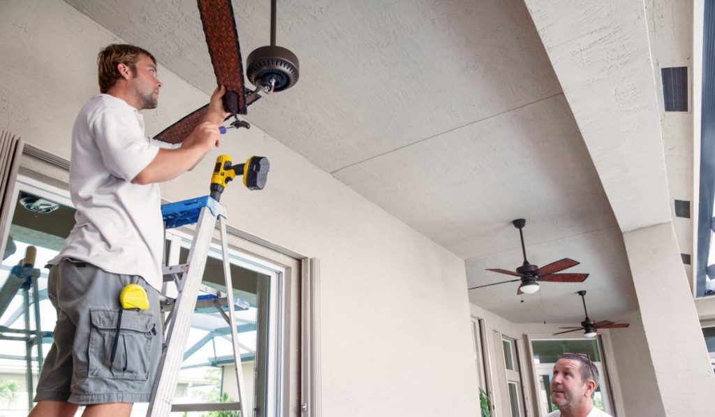 outdoor ceiling fans garden-gate Staying Cool During the Event