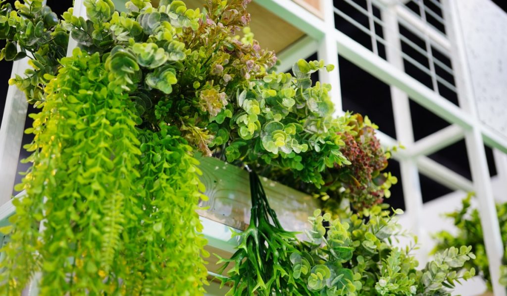 outdoor artificial plant garden-gate Benefits of Artificial Plants