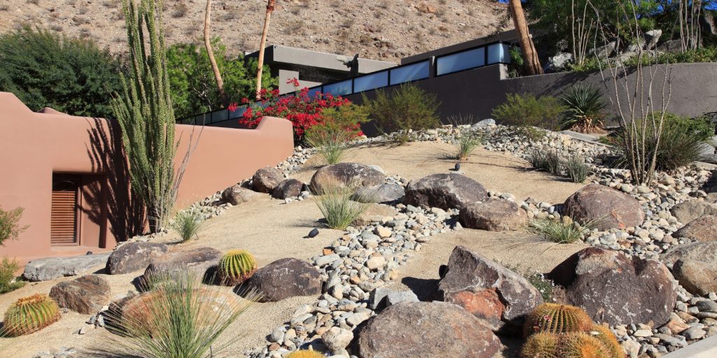 Xeriscaped Desert Residential Landscaping