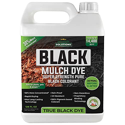 PetraTools Black Mulch Dye, 14,400 Sq Ft Coverage