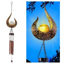 MAGGIFT Moon Crackle Wind Chime