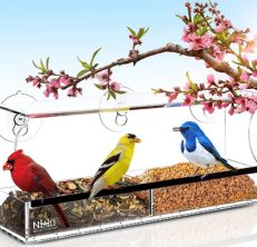 Nature’s Hangout Window Bird Feeder