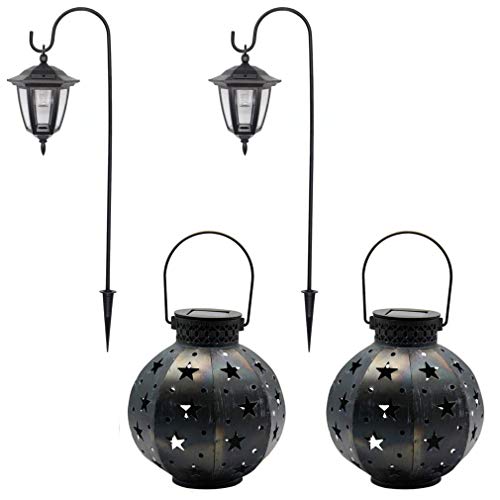 MAGGIFT Outdoor Solar Hanging Lights
