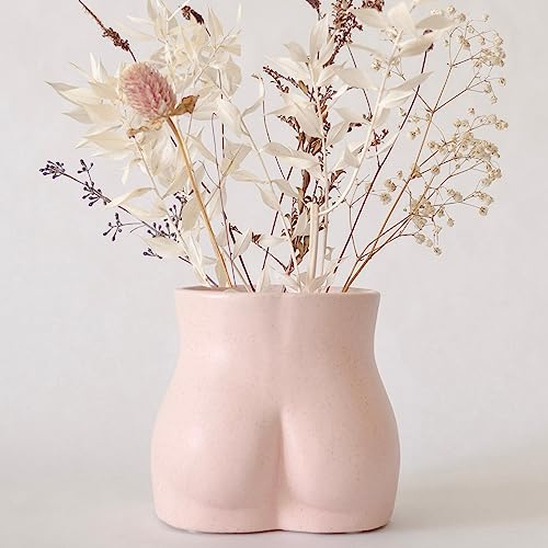 BASE ROOTS Ceramic Butt Planter Vase
